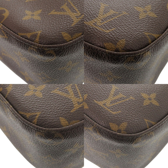 LOUIS VUITTON Authentic Brown Monogram Looping MM Shoulder Bag